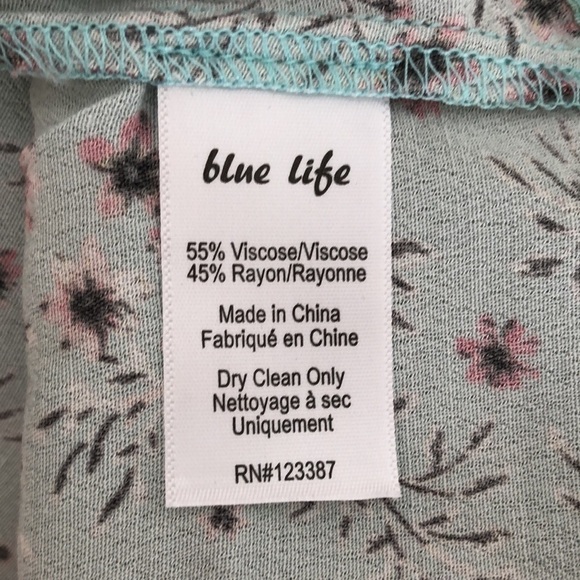 Blue Life wrapped top - Picture 6 of 6